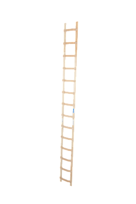 Лестница деревянная для крыши, 14 перекладин
