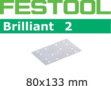 Шлифовальные листы Festool Brilliant 2 STF 80x133 P60, 50шт.