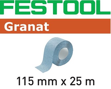 Шлифовальный материал StickFix в рулоне Festool 115x25m P220 GR