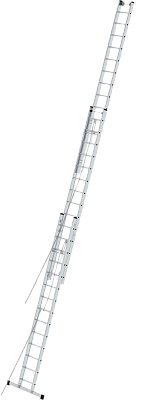 Трёхсекционная лестница с тросом STABILO 3х14