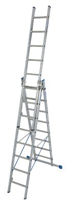 Трехсекционная универсальная лестница с допфункцией STABILO 3х8