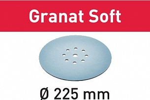 Шлифовальные круги Festool STF D225 P120 GR S/25 Granat Soft