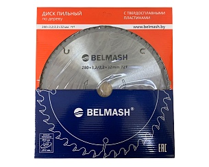 BELMASH Диск пильный BELMASH 280х3,2/2,2х32/30мм; 72Т
