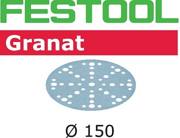 Шлифовальные круги Festool Granat STF D150/48 P1000, 50шт.