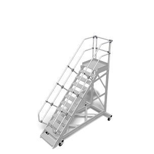 Трап с платформой передвижной, 12 ступ., шир. 800 мм 45°