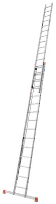 Двухсекционная лестница с тросом ROBILO 2х15