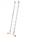Двухсекционная выдвижная лестница FABILO 2х9