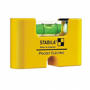 Магнитный карманный уровень Stabila Pocket Electric, 7 см