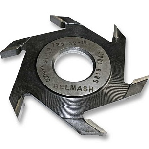 BELMASH Фреза пазовая BELMASH 125х32х10 мм с переходным кольцом 32/30мм