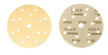 MIRKA Шлифовальные поролон GOLD SOFT 150мм 15 отв Р500