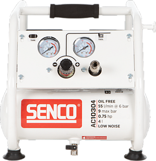 Малошумный безмасляный воздушный компрессор Senco AC10304