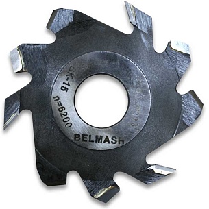 BELMASH Фреза пазовая с подрезающими зубьями BELMASH 125х32х4 мм с переходным кольцом 32/30 мм