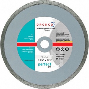 Алмазный диск по кафелю Dronco Perfect GRF 125х22,2