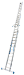 Трехсекционная универсальная лестница STABILO 3х12