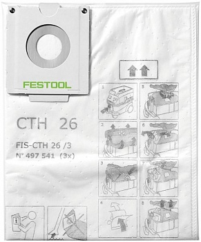 Многослойный мешок-пылесборник Festool FIS-CTH 48/3