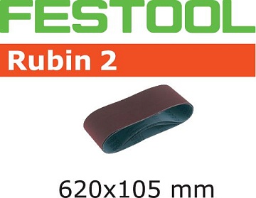 Шлифовальная лента Festool L620X105-P80 RU2/10